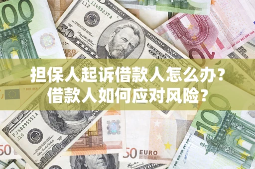 济南担保人起诉借款人怎么办？借款人如何应对风险？